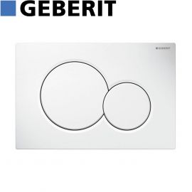Placca di comando bianca - geberit sigma 01