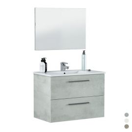 Mobile bagno sospeso aruba/arnold (da montare) cm 57 x 80 x 45 bianco laccato