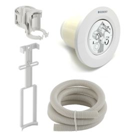 Comando pneumatico  per unica+ monotasto bianca