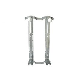 Staffa di fissaggio componibile per vasi e bidet sospesi interasse 160-230 mm.