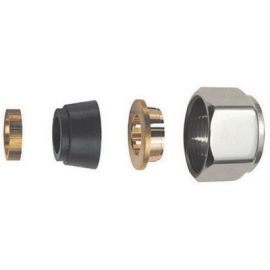 Adattatore per tubo rame cromo lucido diam. 12