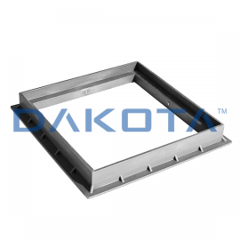 Telaio per coperchio/griglia per pozzetto ( Lung. 20 Larg. 20 Alt. 4 cm)