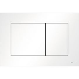 Tecenow placca wc 2t in plastica bianca