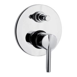 Miscelatore monocomando incasso doccia con deviatore linea pin cromo