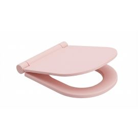 Sedile wc in termoindurente alba soft closing rosa antico