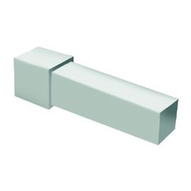 Capsula raccordo triass.profilo projolly square h 6 mm acciaio lucido