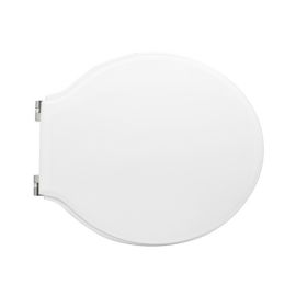 Sedile wc per globo vaso bowl 50 forma 2 bianco - cerniere c espansione