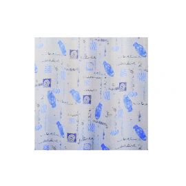 Tenda per doccia 2 lati cm. 180 x 200 mod. acquarello