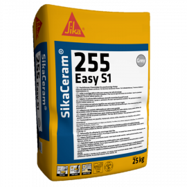 Collante per piastrelle SikaCeram-255 Easy S1 bianc. sacco 25 kg