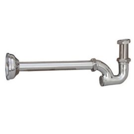 Sifone ad s a colonna senza piletta con canna da cm.25 modello lux 1"