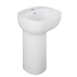 Lavabo autoportante illusion con foro per rubinetto