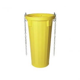 Scarica detriti scivolo giallo completo di catene