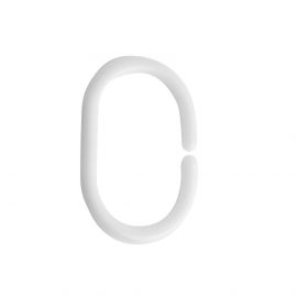 12 pz ganci per fissaggio tenda doccia diam. 30