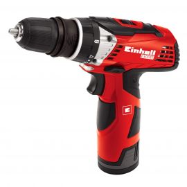 Trapano avvitatore a batteria te-cd 12 x-li con manico modificabile einhell