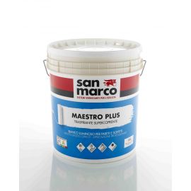Maestro plus pittura traspirante per interni bianca conf. 4 lt