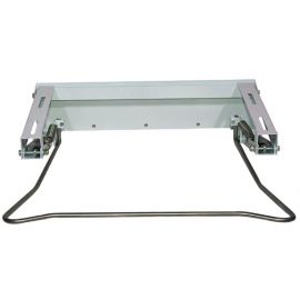 Staffe mobili a gas bianco con supporti cromo