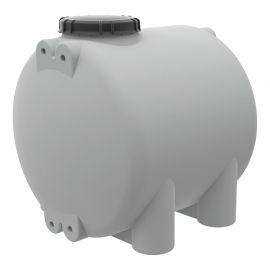 Serbatoio orizzontale in polietilene fuori terra con 1050lt cm hxpxl 115x127x106