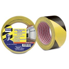 Nastro segnaletico adesivo mm50x33 mt giallo/nero boston