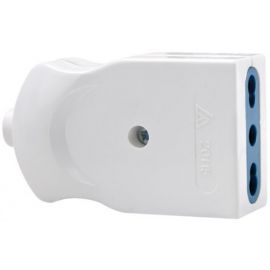 Presa bipasso 10/16a 2p+t bianco *it*