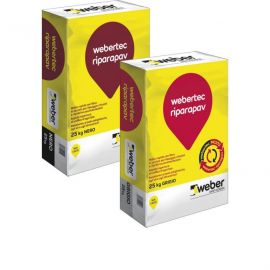 Webertec riparapav malta fibrata grigio sacco kg 25