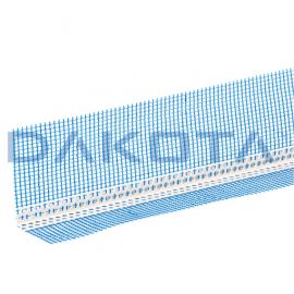 Angolare pvc standard con rete 100x100 mm lunghezza mt. 2,5 (Confezione 50 pz)