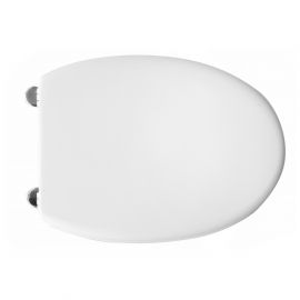 Sedile wc per cesabo vaso exel forma 4 bianco cerniere a passanti