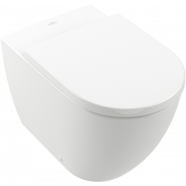 Vaso subway 3.0 wc a pavimento bianco alpin ceramic plus dim. 370x595x400 mm. senza coprivaso