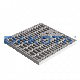 Griglia con Maniglia per pozzetto ( Lung. 20 Larg. 20 Alt. 2.7 cm)