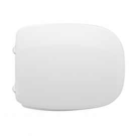 Sedile wc per faleri vaso duetto quadro forma 3 bianco