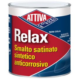 Smalto sintetico satinato relax bianco lt.0,75