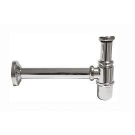 Sifone a bottiglia senza piletta con canna da cm.25 modello lux 1"1/4