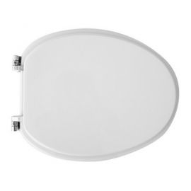 Sedile wc per kerasan vaso luna forma 1 bianco - cerniere a passanti