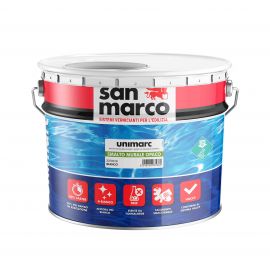 Smalto murale superlavabile unimarc opaco bianco lt.0,75