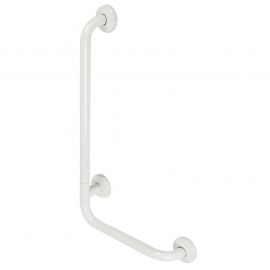 Sostegno di sicurezza ad L versione sx bianco