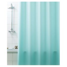 Tenda per doccia 2 lati cm. 180 x 200 mod. verde acqua