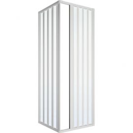 Box doccia 2 lati soffietto riducibile modello loris lux cm 90 x 90