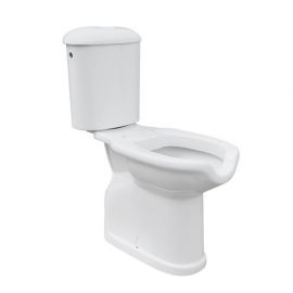 Vaso e cassetta monoblocco per disabili scarico a pavimento