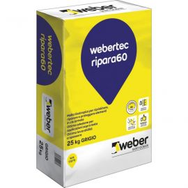 Webertec ripara60 kg 25 malta tixotropica r4 ripara cls