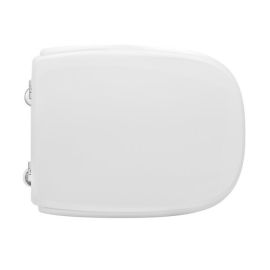 Sedile wc per gsi vaso savoy forma 3 bianco - cerniere a passanti