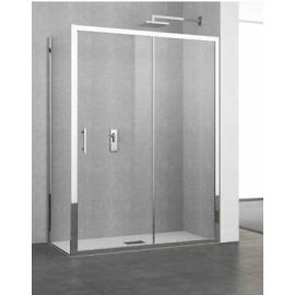 Porta doccia elyane 2P 134 est. 134-140 cristallo trasparente prof. silver