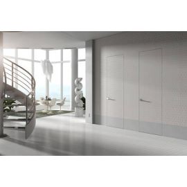 Porta battente 50 tirare dx 80x210 cartongesso e intonaco