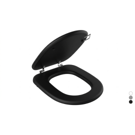 Sedile wc washington con soft closing nero opaco matt