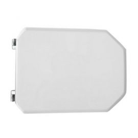 Sedile wc per globo vaso royal forma 10 bianco - cerniere a passanti