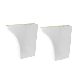 Coppia piedini per pilozzi in ceramica altezza cm. 43
