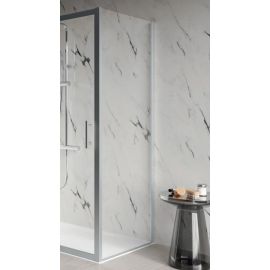 Porta doccia parete fissa elyane F78 est. 78 a 81 cm cristallo trasp. prof. silver