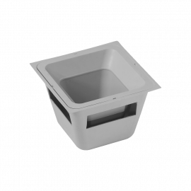Sifone a campana cm. 26x26 per pozzetto Lung. 30 Larg. 30 cm.