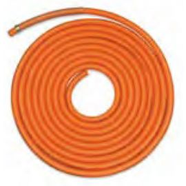 Tubo in gomma 8x15mm arancio per cannello asfaltista a ml