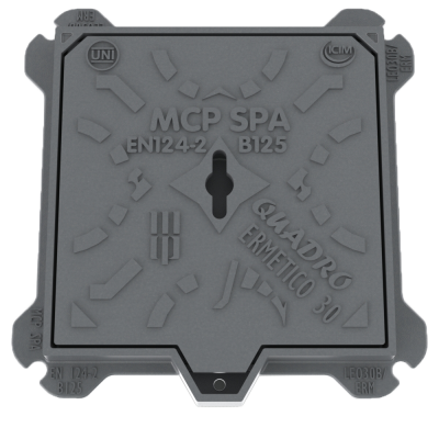 Chiusino In Ghisa 30x30 Cm Classe B125 - Per Vie Di Accesso E Aree Pedonali - Foto 10