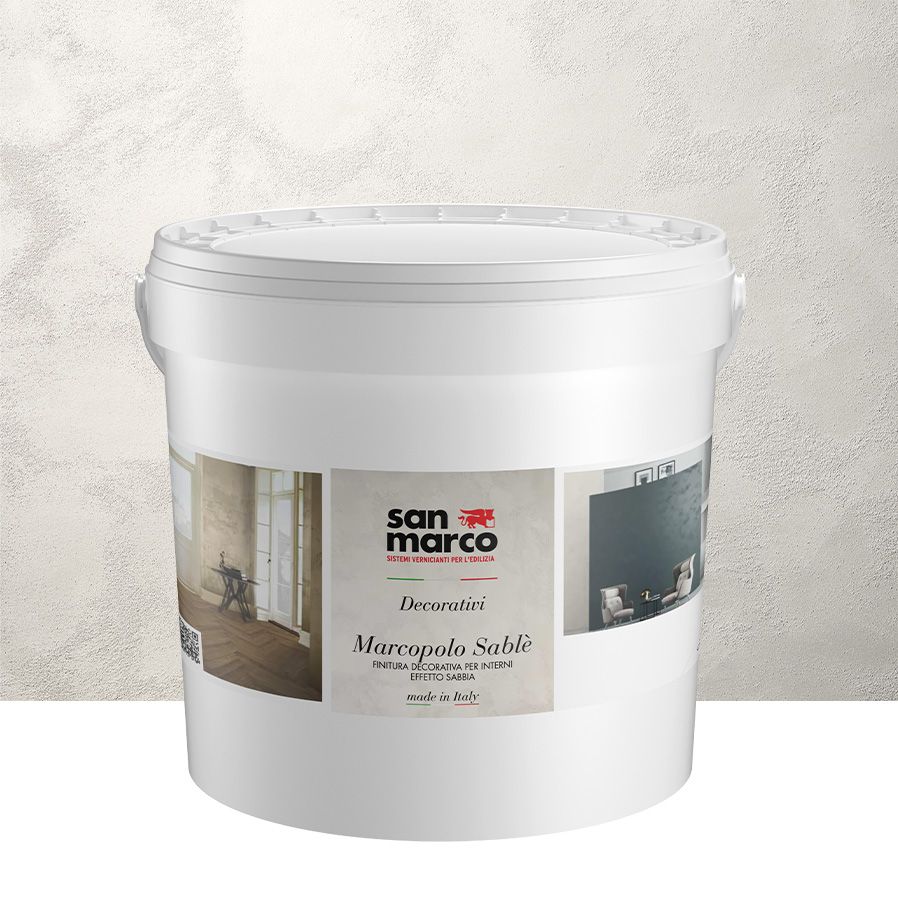 Marcopolo sablè pittura decorativa effetto sabbiato opaco base