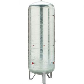 Serbatoio zincato per accumulo verticale senza c.e. lt 200